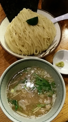 「塩つけ麺」@銀座 朧月の写真
