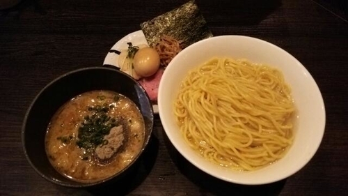 「味玉つけ(魚介)(中盛)(あつもり)」@麺処 ほん田 nijiの写真