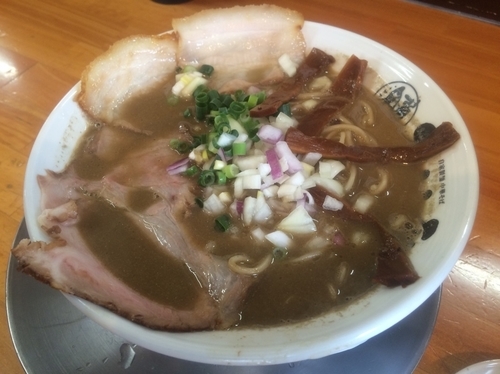 「濃厚いが煮干し（中）800円」@中華そば ひらこ屋の写真