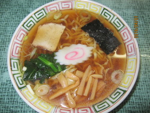 「ラーメン　３００円」@だるま食堂の写真