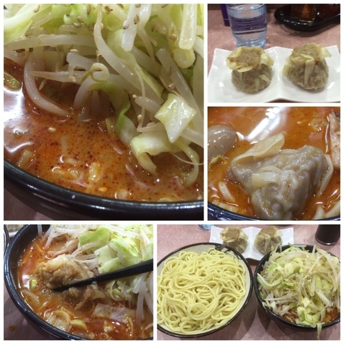 「もり野菜坦々890円 ＋ｼﾞｬﾝﾎﾞ焼売 200円」@所沢大勝軒の写真