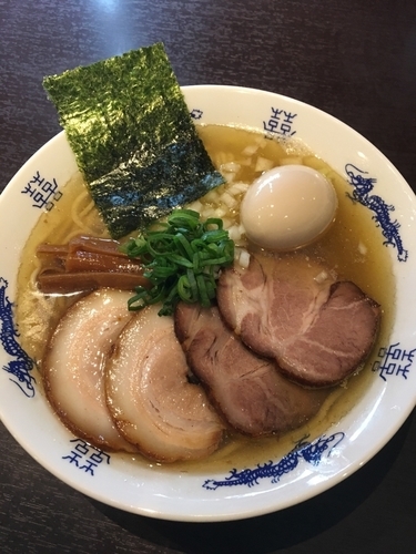 「中華そば塩 肉増し味玉」@中華そば 飯村製作所の写真