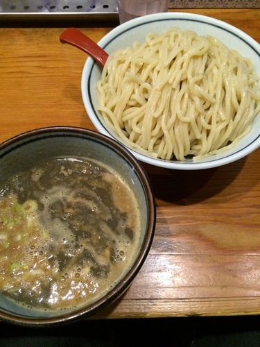 「濃厚煮干しつけ麺」@月と鼈の写真