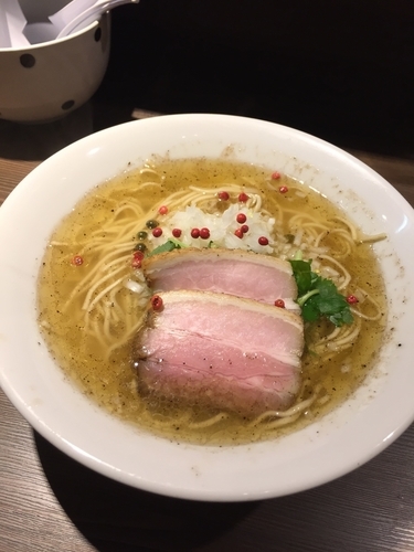 「【限定】豚そばpoivre¥780」@つけ麺 一燈の写真