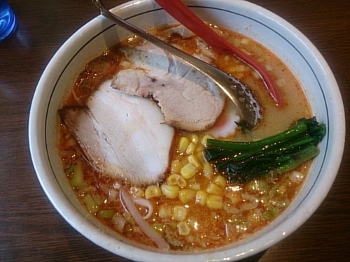 「辛味噌ラーメン」@手打ち式中華そば専門店 とんぼ食堂の写真