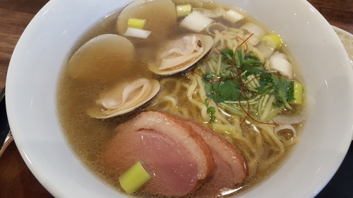「鴨出汁の蛤ラーメン」@麺屋 葵の写真