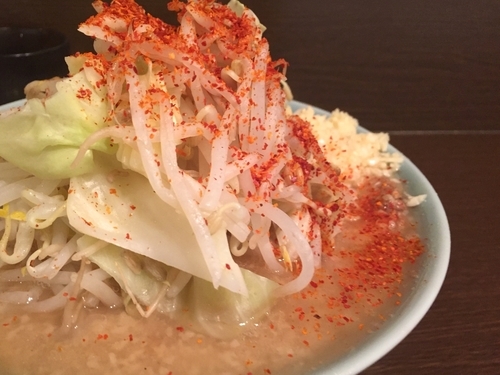 「小ラーメン・ニンニクトウガラシ」@ラーメン二郎 JR西口蒲田店の写真