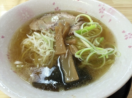 「美桜鶏の中華そば（７００円）」@中華そば 地鶏丸の写真