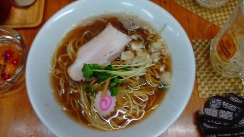 「はまぐり×煮干し中華そば　醤油」@麺酒処 ふくろうの写真