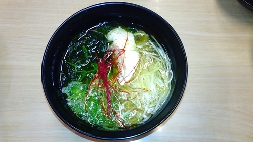 「鯛だし塩ラーメン」@スシロー 川崎水沢店の写真