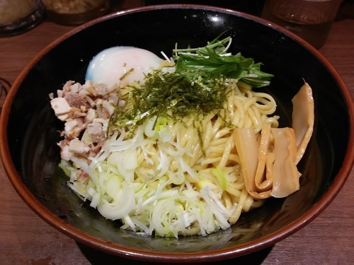「温玉油そば」@横濱家系ラーメン 壱角家 川越店の写真