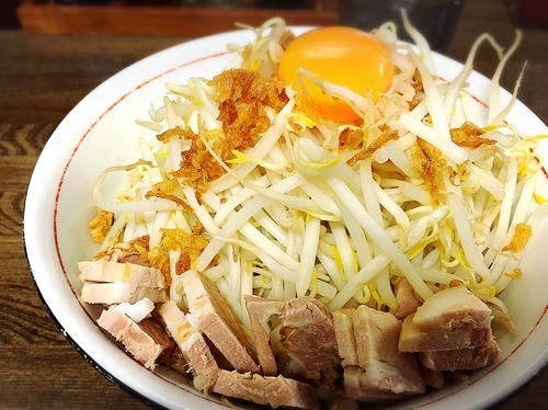 「油そば 野菜多め」@ラーメン大大の写真