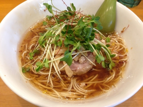 「醤油SOBA」@麺屋 Hulu-luの写真