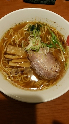 「醤油カレー中華そば(限定)」@東京の中華そば ちよがみの写真