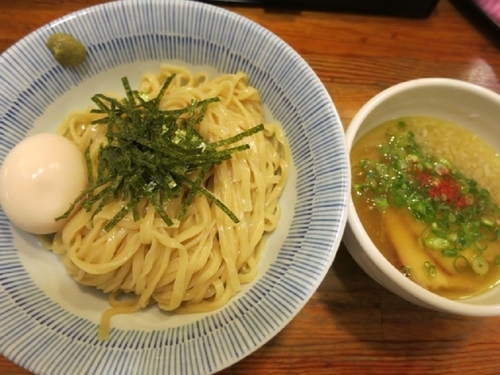 「淡麗塩つけ麺 800円 ＋ 味玉 （VIPカード利用）」@塩つけ麺 灯花の写真