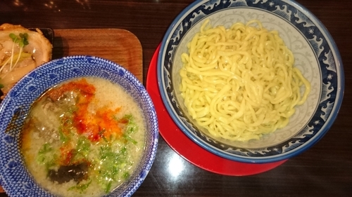 「スタミナ豚つけ麺」@ラーメンのまめぞう 草加本店の写真