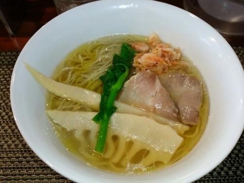 「【限定】アサリと桜海老の塩そば」@らぁ麺 やまぐちの写真