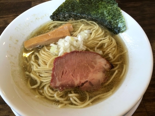 「純煮干しそば（750円）」@活龍煮干そば専門店 にぼしのなみの写真