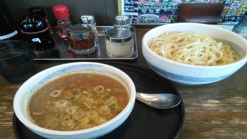 「つけ麺 濃厚魚介とんこつ」@らぁめん夢屋台 守口店の写真