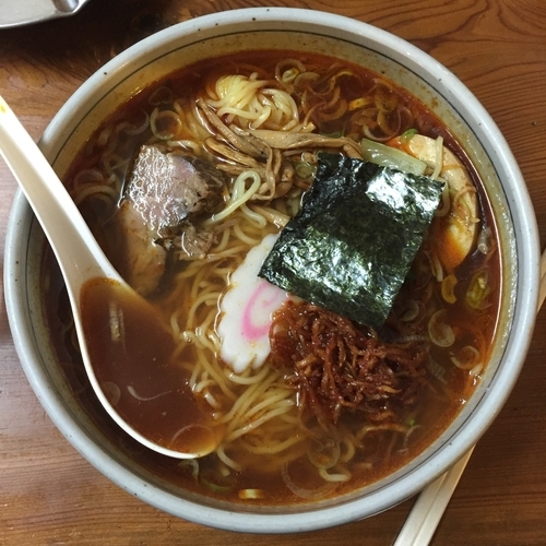 「辛口らあめん」@中華料理 ちちぶ飯店の写真