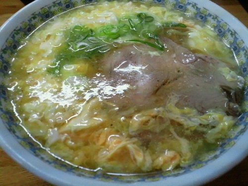 「玉子タンメン 720円」@ラーメン工房 醤油亭の写真