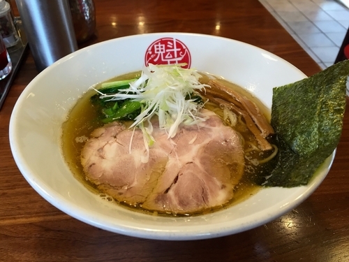 「魁花らーめん（塩）」@天然魳煮干だしらーめん創房 魁花の写真