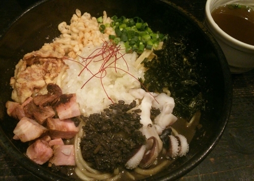 「[限定]濃厚イカまぜそば　750円」@まぜそば 一心不乱の写真