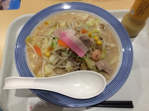 「野菜たっぷりちゃんぽん」@長崎ちゃんぽん リンガーハット イオンモール土浦店の写真