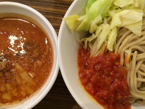 「とまと味噌つけ麺 800円」@らーめん カッパハウスの写真