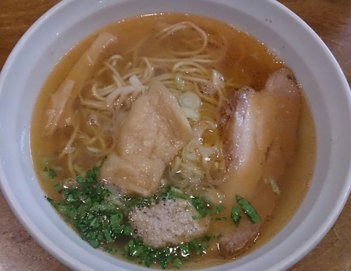 「あっさり魚出汁海老風味(塩)」@はりけんラーメンの写真