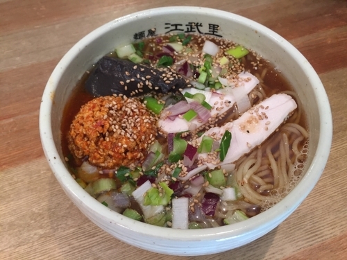 「【期間限定】エブリの江戸担々麺（和風）790円」@麺屋 江武里の写真