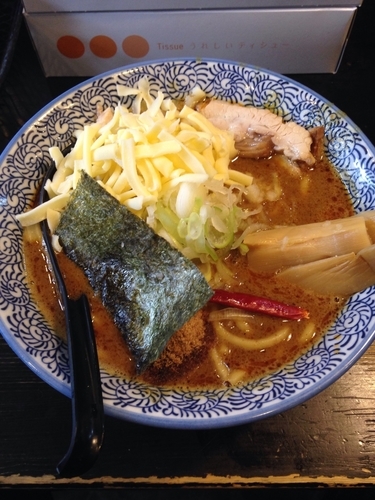 「カレーラーメン  チーズ  替玉」@狼煙 〜NOROSHI〜の写真