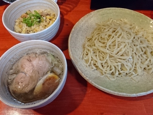 「つけめん+ミニチャーハン」@讃岐ラーメン はまんど横須賀の写真