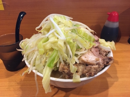 「小ラーメン(ヤサイ・ニンニク)」@ラーメン二郎 八王子野猿街道店2の写真