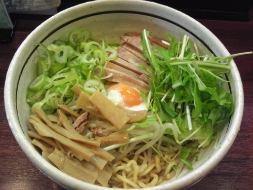 「こってり汁なし￥750・ばくだん￥0」@麺屋 旬の写真