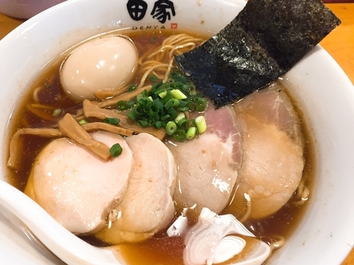 「特製中華そば」@中華そば 田家 本店の写真