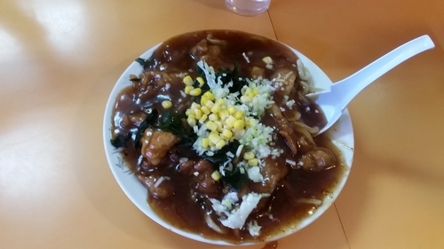 「焼肉冷し  ６６０円」@中華 大進の写真