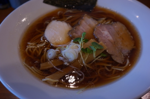 「醤油SOBA」@らぁ麺 さくららんの写真