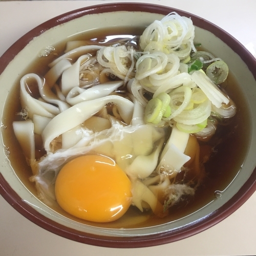「玉子きしめん（￥340）」@きそば鈴一の写真