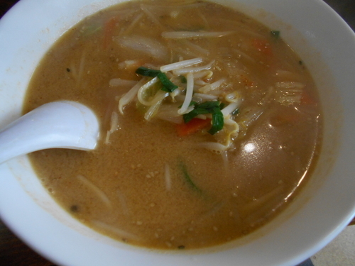 「みそラーメン550円」@たんぽぽの写真