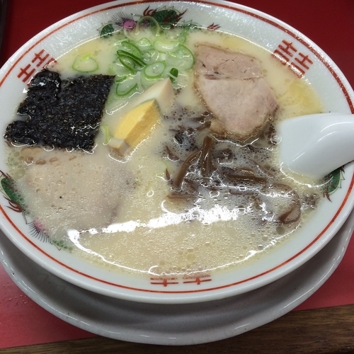 「ラーメン」@元祖熊本ラーメン 赤のれんの写真