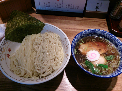 「味玉清湯つけそば」@つけそば 神田勝本の写真