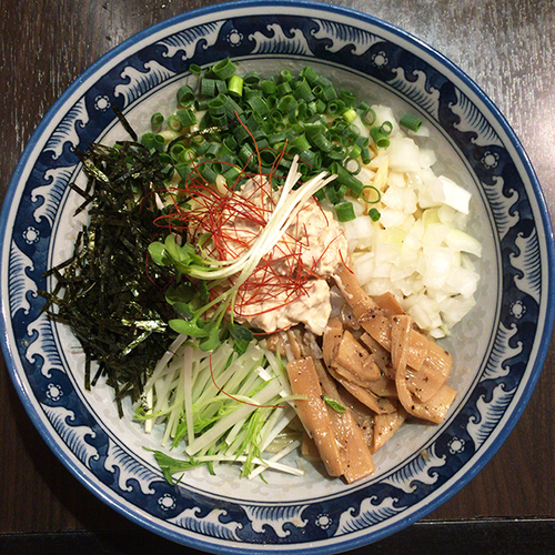 「夜営業限定 チャーマヨまぜそば」@麺処 さとう 桜新町店の写真