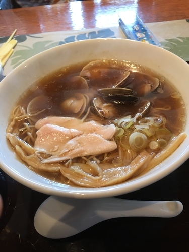 「はまぐりらーめん850円 味玉100円」@ふかや女子流 アイモの写真