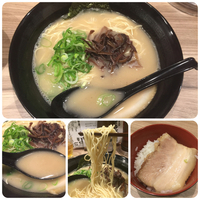 白うまラーメン¥680+ごはんセット(ごはん小替玉)¥180