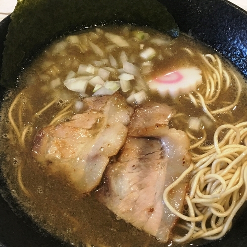 「濃厚らぁめん（バリカタ）替玉（ハリガネ）」@濃厚商店の写真