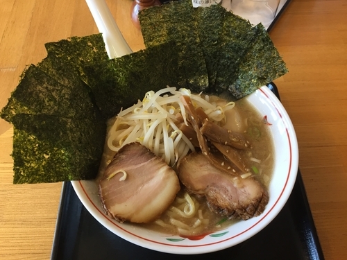 「のり、味玉醤油ラーメン」@麺玉の写真