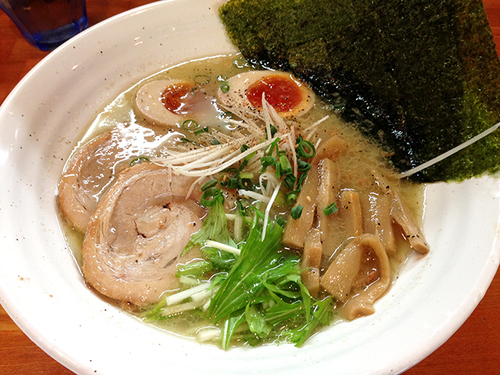 「特選海老塩とんこつらぁ麺」@燕返しの写真