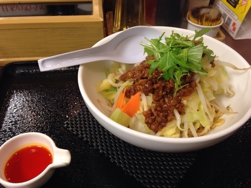 「まぜ辛そば¥500」@長崎ちゃんぽん リンガーハット 赤羽店の写真