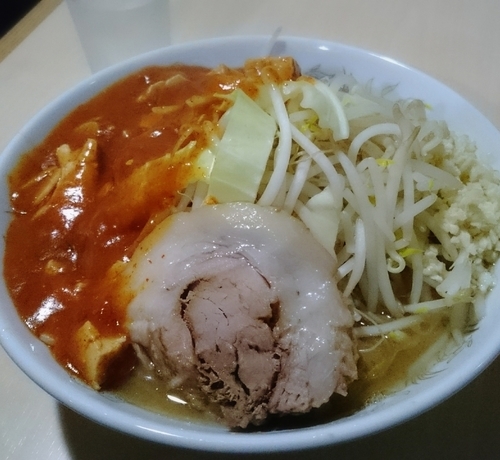 「フュージョン 800円」@蒙麺 火の豚の写真